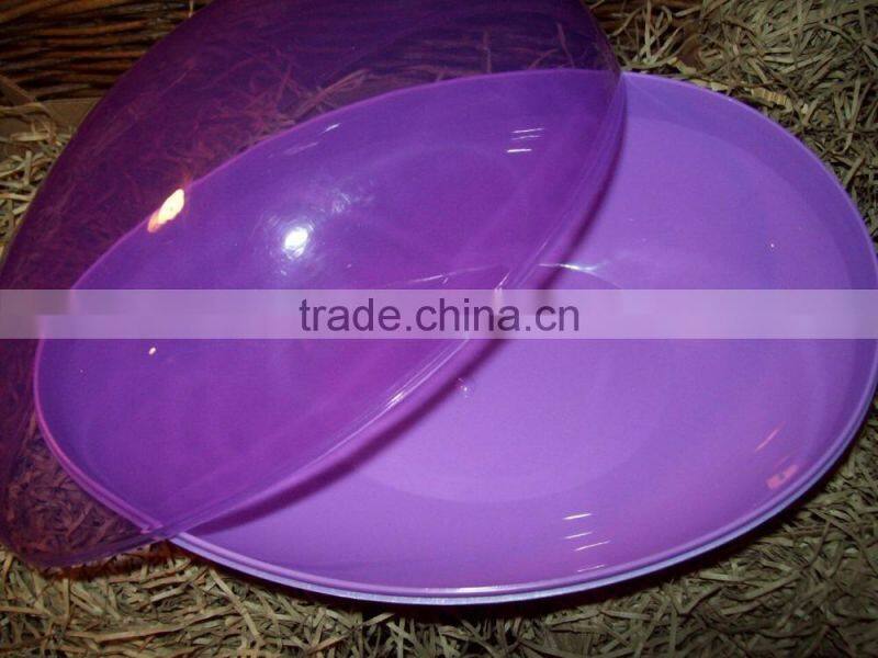 Decorative plastic easter egg