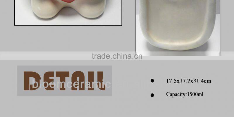 Porcelain cookie jar manufactory