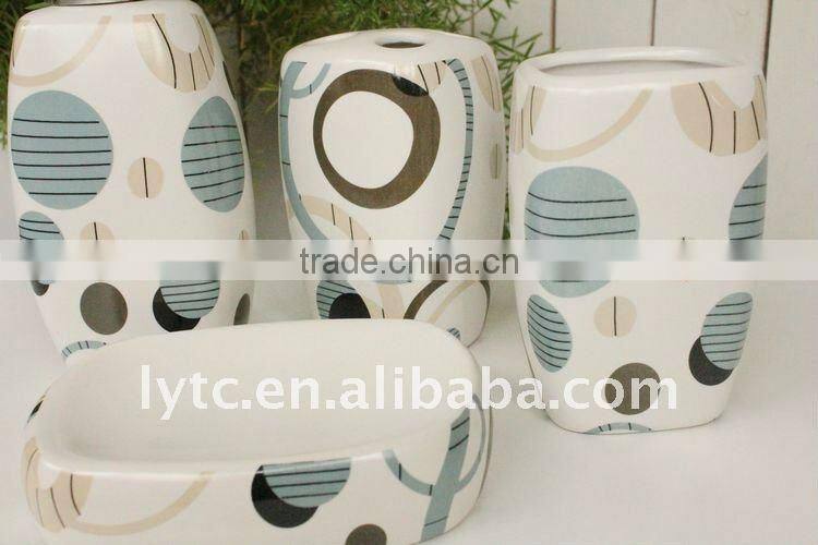 5pcs ceramic bath set as gift