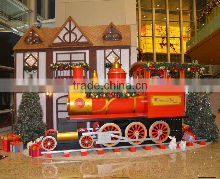 Christmas train decoration