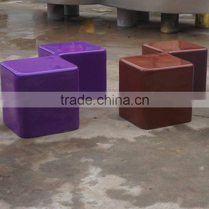 Fiberglass modern leisure chair for mall