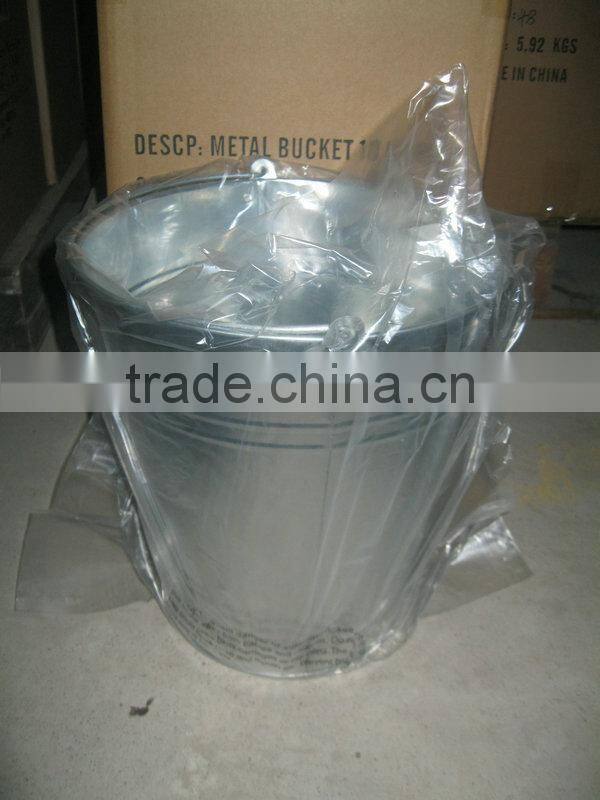 High quality oval metal buckets/ garden bucket