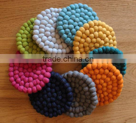 hot sale new products for high quality home decoration diy felt ball rug made in china wholesale on alibaba website
