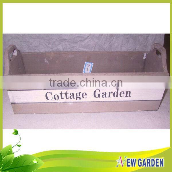 Fashionable Customzied Barrel Shape Wooden Different Types Flower Pots