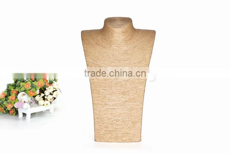 Rope jewelry display busts stand necklace display stand