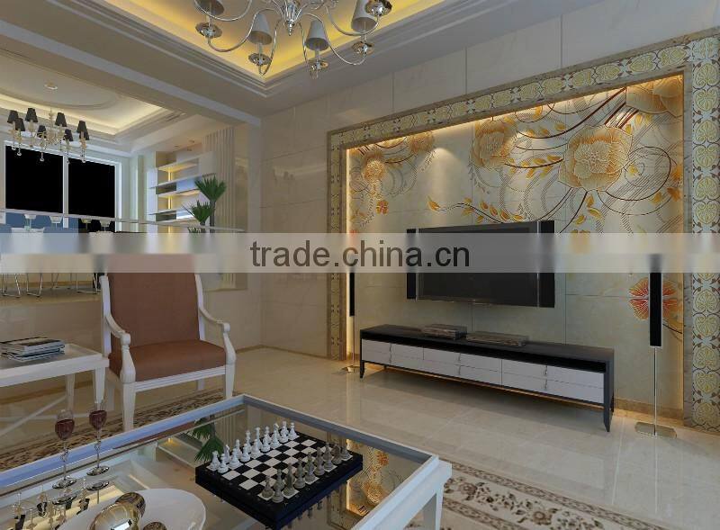 BISINI Luxury Elegant Engraving Ceramic Wall Tile, 600*600mm; 800*800mm