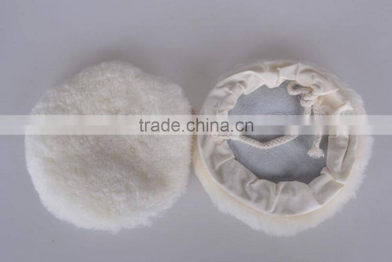 Top grade lamb skin polishing pad/polishing wool pad/wool buffing pad 4.5'',5'',6'',7'',8'',9''