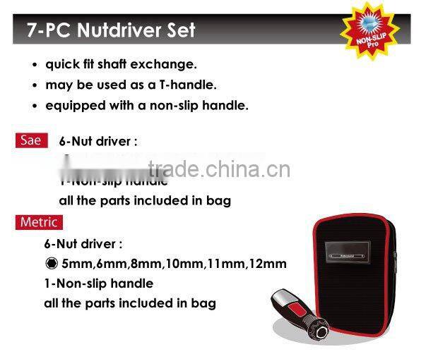 7PC Nutdriver Set