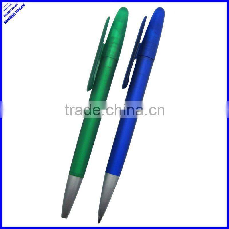 632162 cheap new model transparent advertising ball pen