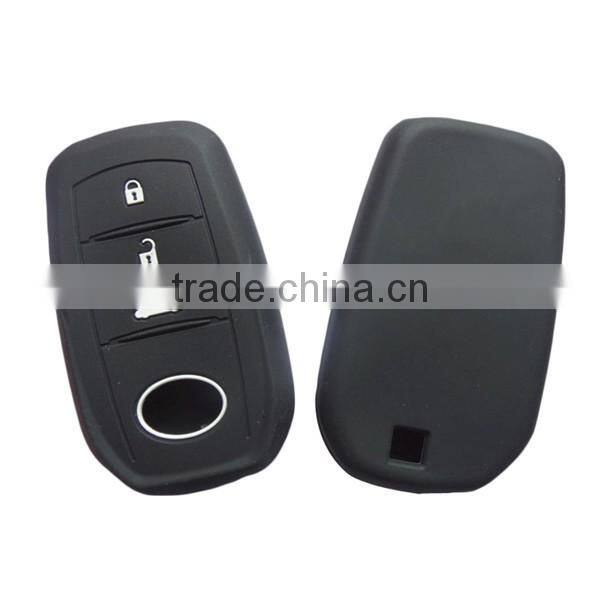 For Toyota Camry highlander prado 3 BTN Car key silicone cover shells