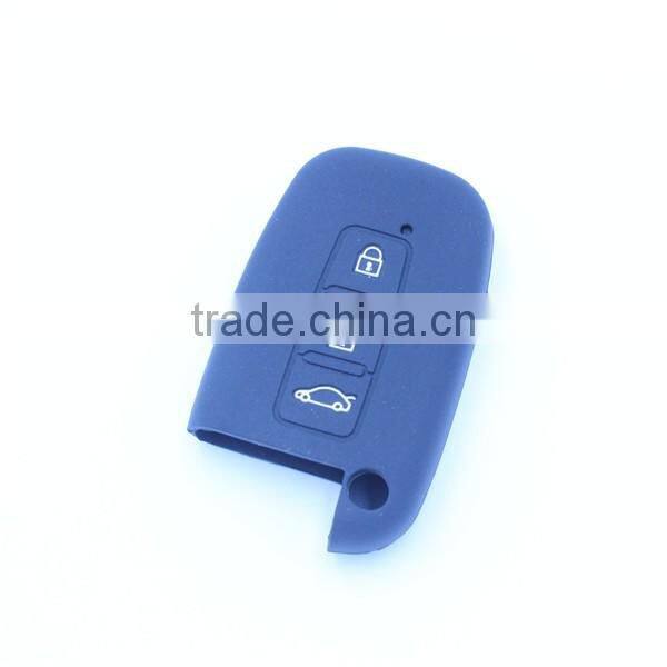 Protective silicone car key cover for hyundai i35 Sonata K5 K2 3 buttons