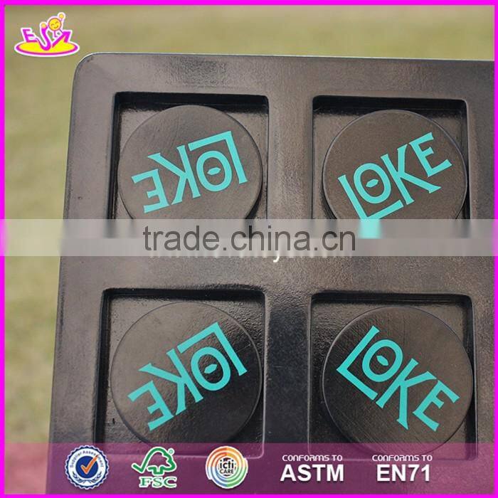 2017 New design children educational wooden noughts and crosses game W01B036