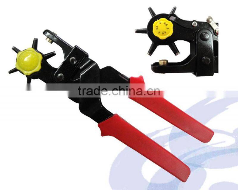 Heavy Duty Leather Hole Punch Pliers Printed With Dial Scales for Cutting Hand Tools