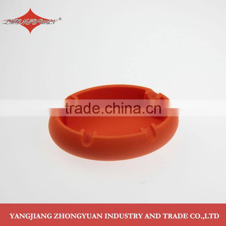 ZY-E3058 Hot Sale eco friendly Oval-shaped cigar cigarette tray silicone ashtray