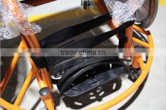 Topmedi Aluminum manual folded lightweight leisure basketball sport wheelchair like motorcycles