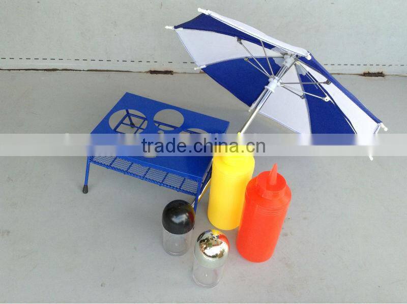 6pcs plastic BBQ condiment set