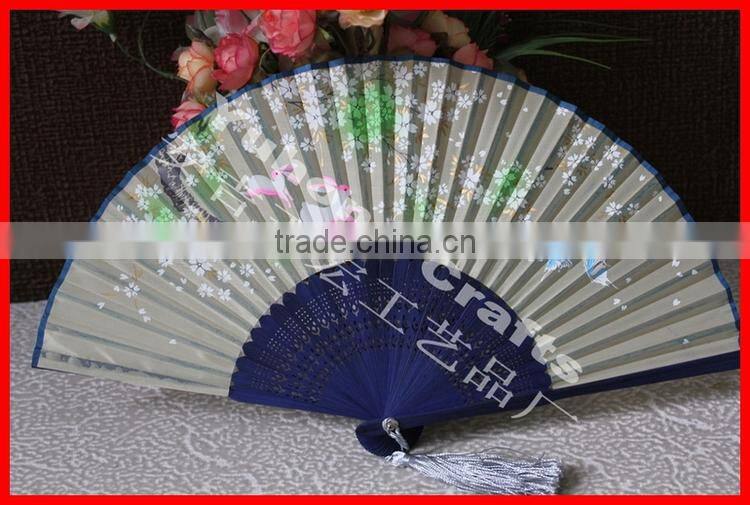 Fancy Recycled decorative folding bamboo fans