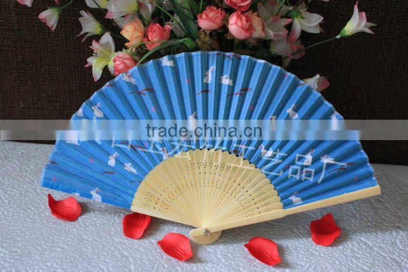 bamboo silk ladies fan