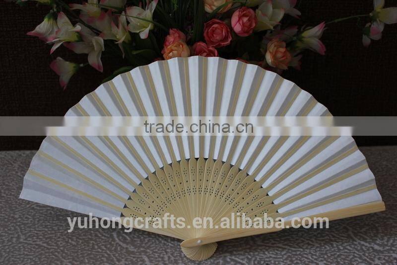 2015 stable quality best wholesales paper fan souvenir fan