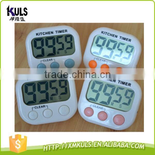 2016 Popular Promotional Gift mini LCD display Kitchen digital Timer