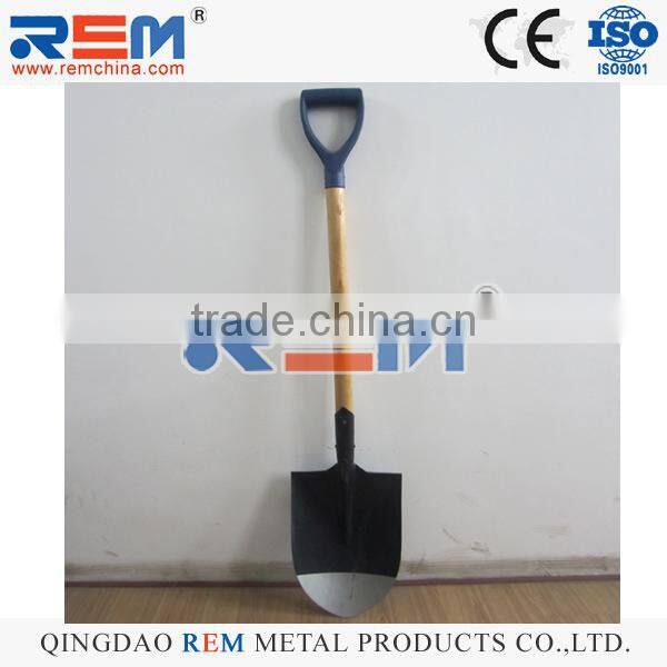 SHOVEL S512D METAL HEAD SHOVEL WOODEN HANDLE STEEL SHOVEL