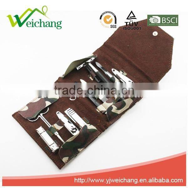 WCJ927 Stainless Steel Personal Manicure Set & Pedicure Set, Travel & Grooming Kit with Free Delicate Case