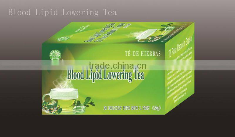 Blood Lipid Lowering Teabag, herbal teabag