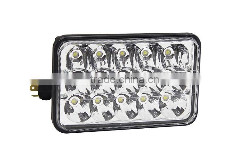 45W LED truck driving high low beam headlight replacement for halogen light