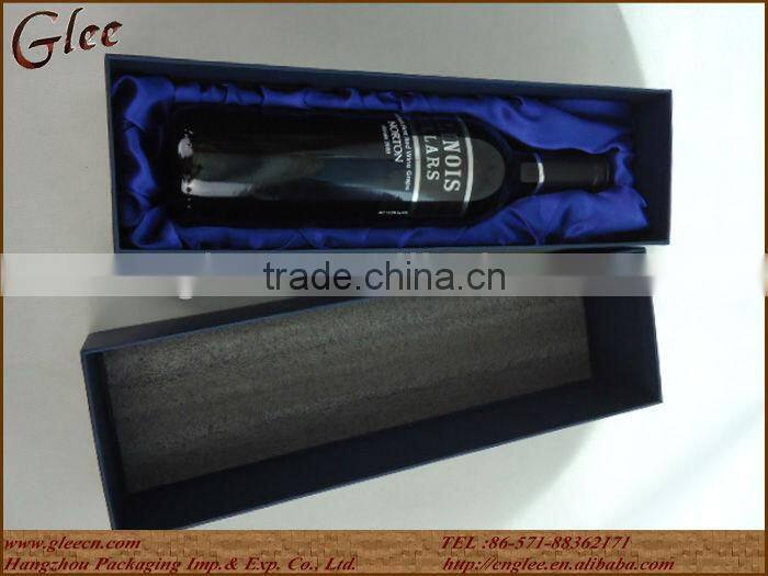 pure color corrugated cardboard wine box cheap