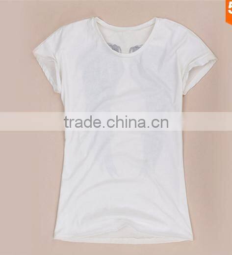 Summer New Fashion Back Angel Wings Tropical Print Female T-shirts Short Sleeve Casual Loose Tops Plus Size Women's Tee