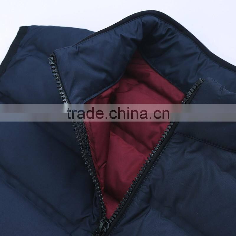 winter jacket down coat AB wear reversible duck warm winter vest men down vest