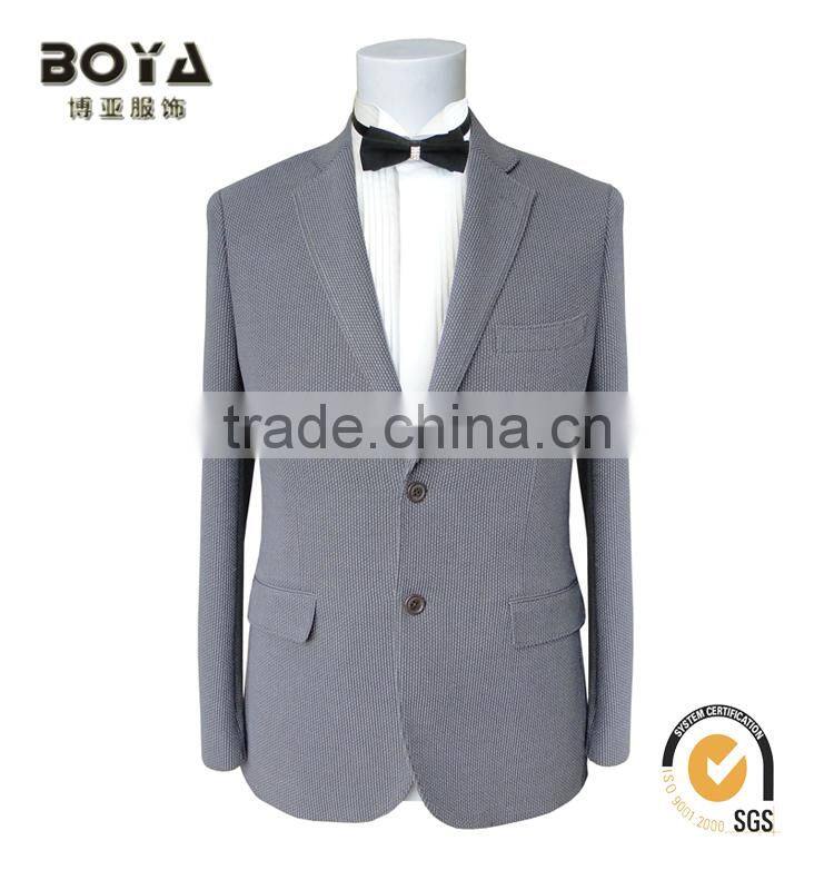 New arrival mens regular fit casual suit cheap blazer with contrast color lining