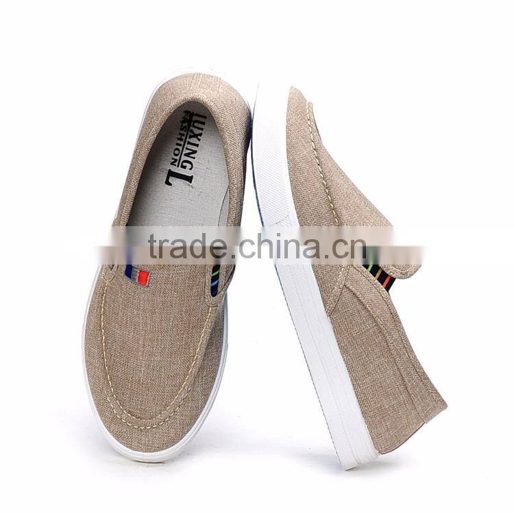 Cheap china factory price shoes men casual canvas shoes 2017