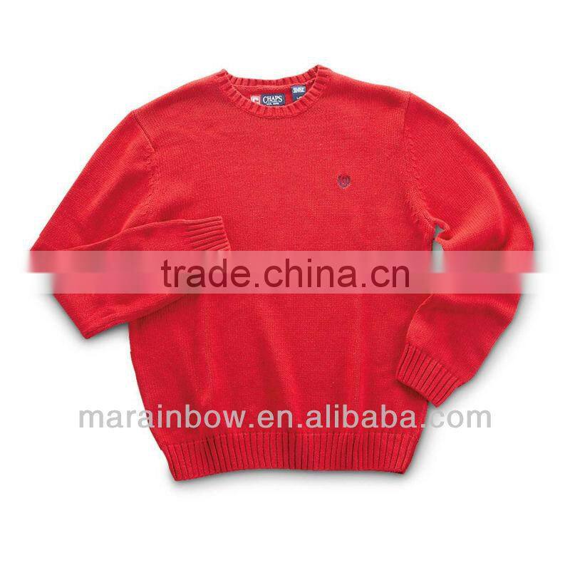 oem high quality 100% cotton crewneck sweatshirt with label customized and logo embroidery