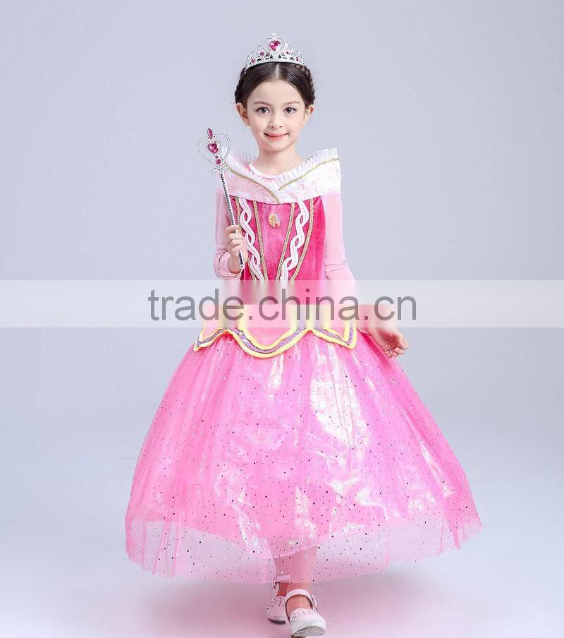 2016 wholesale pretty princess children fancy dress
