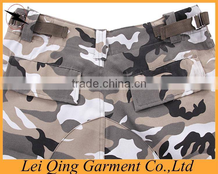 Custom high quality military cargo man camouflage pants
