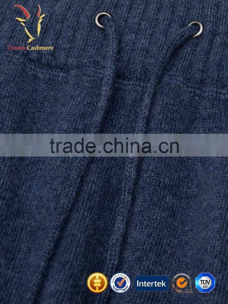 Fashion men's Cashmere Wool knitted jogging pants