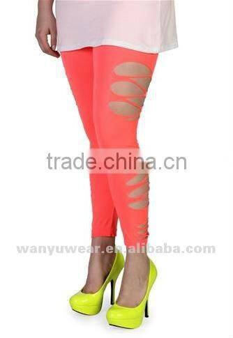 plus size seamless lazer cut leggings