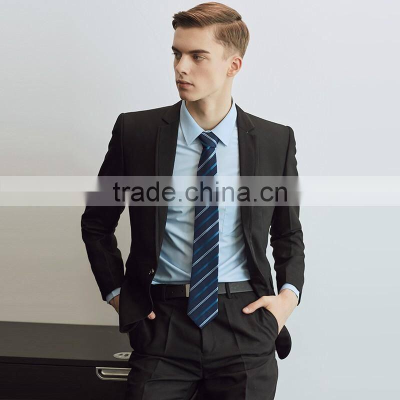 custom latest design black men slimming shaper suit men suit for wedding