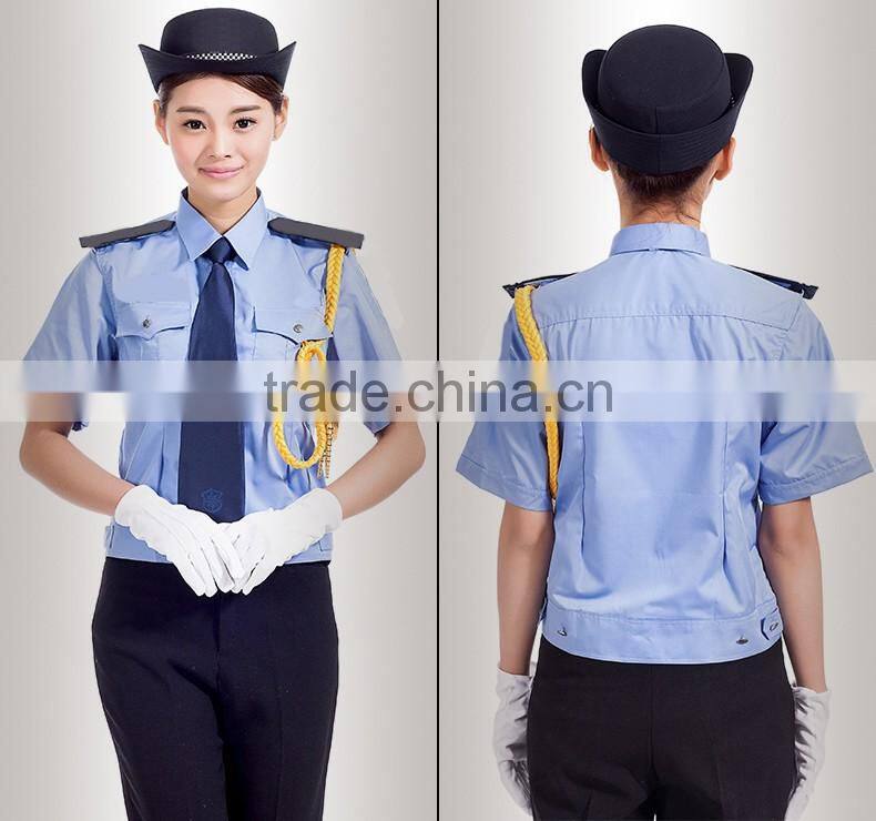 Custom made woman guard residential property security uniform