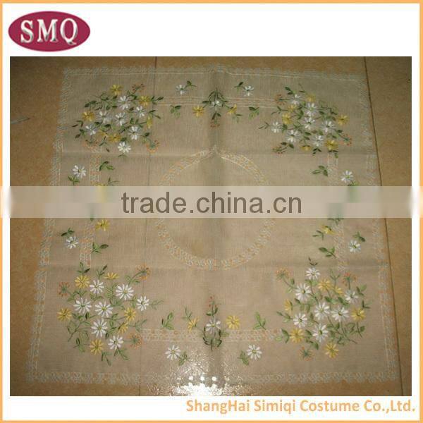 100% polyester hot selling new design embroidery trendy tablecloths
