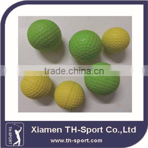 Light weight foam golf ball two colors golf ball