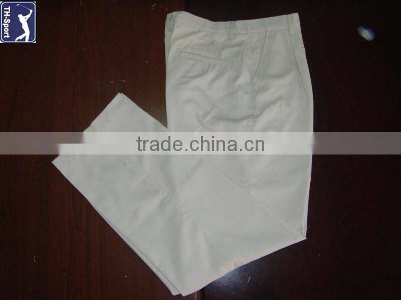 Best design golf pants cotton material golf pants
