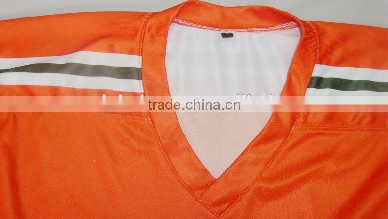 Sublimated ice hockey Uniform, Top Custom Ice Hockey Lacrosse Jersey