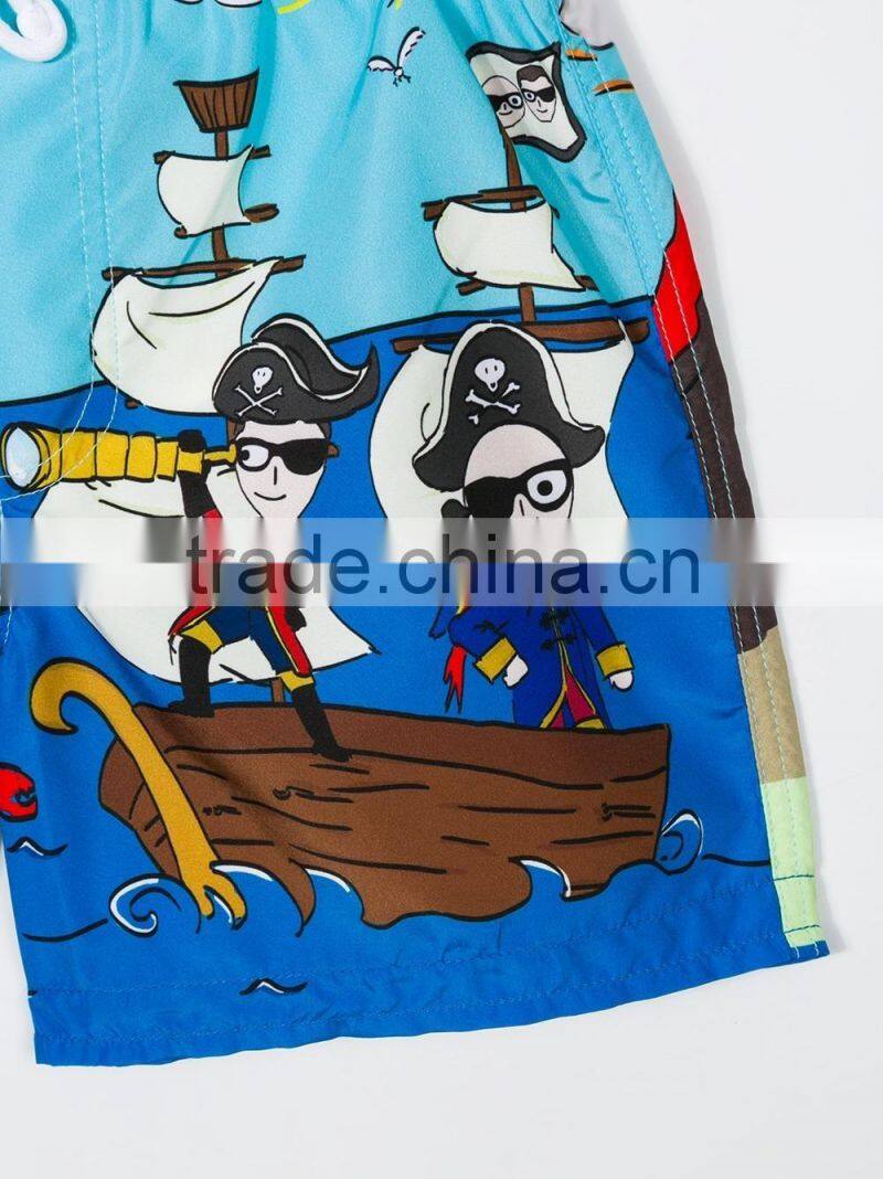 Hot sale Summer little baby boys print swim shorts custom beach board shorts swim trunks wholesale
