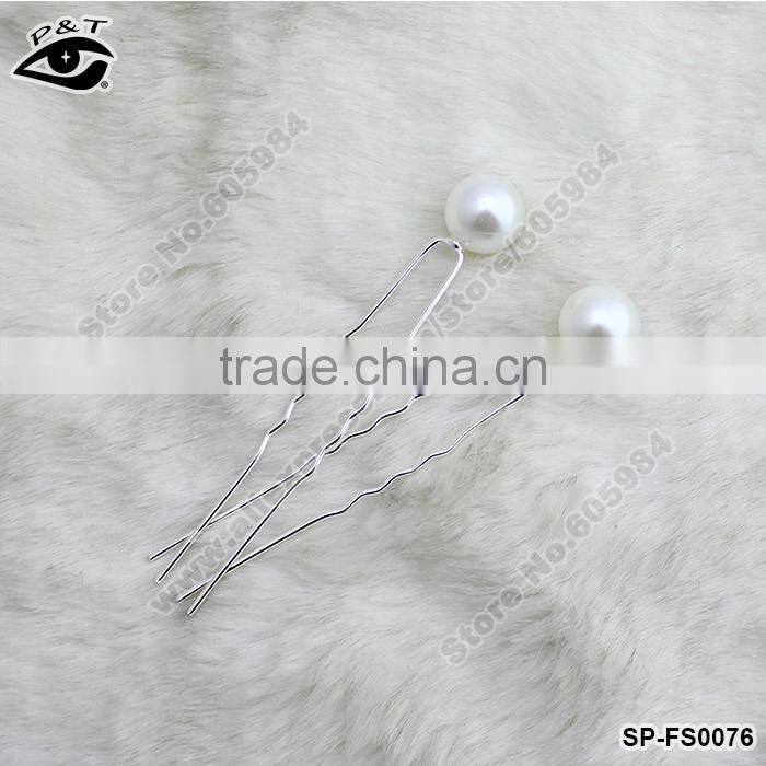 Wedding Hair Pins U shaped Hair pin fancy pearl hair bobby pins for girls