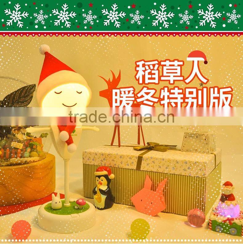 Portable scarecrow mini usb port decorative led night light for baby,kids,children,bedroom