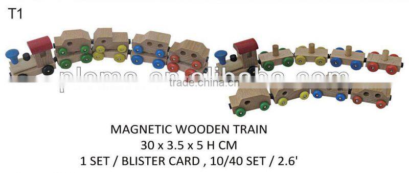 MAGNETIC WOODEN TRAIN