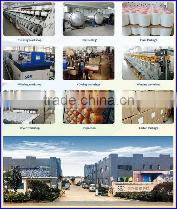 High Quality Traditional Covered Yarn Lable Polyester Dty 150D/48F