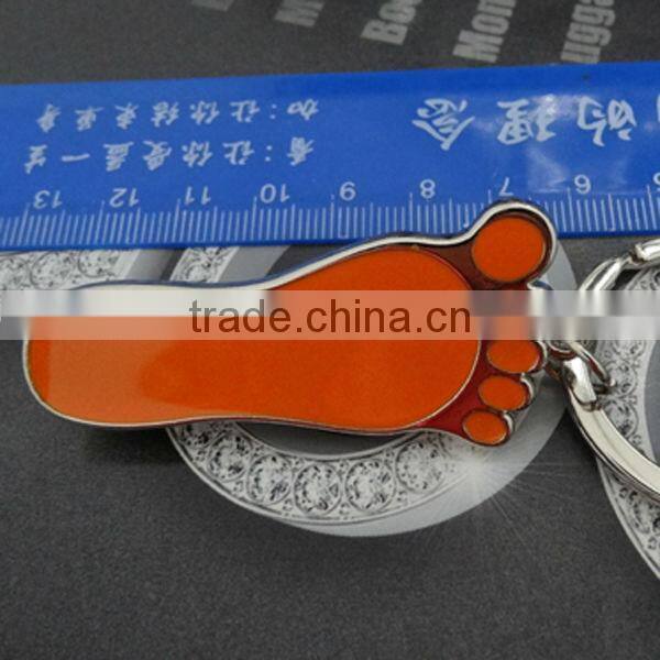 Wholesale fashion metal shoe keyring